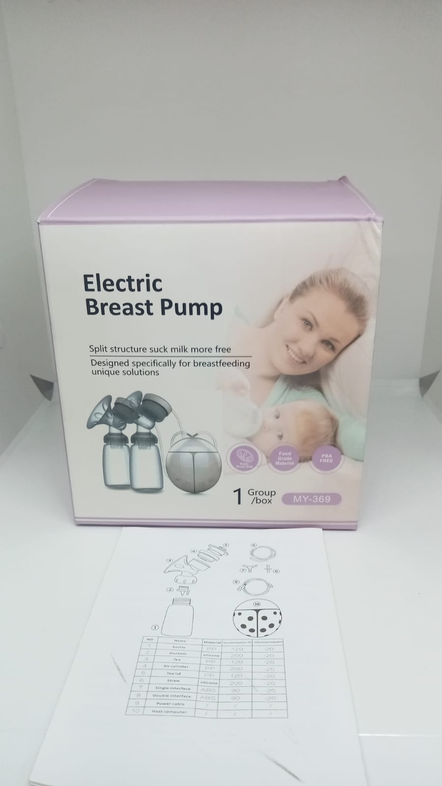 EXTRACTOR DE LECHE MATERNA